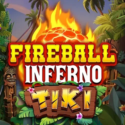 Fireball Inferno Tiki logo by NetEnt NeonVegas Casino