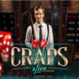 Live Craps logo by Evolution at NeonVegas Casino