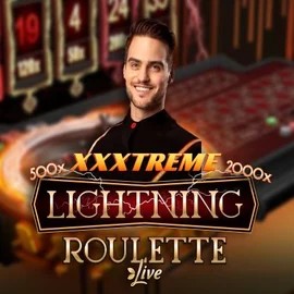 XXXtreme Lightning Roulette online game logo by Evolution on neonvegascasino.com.pl